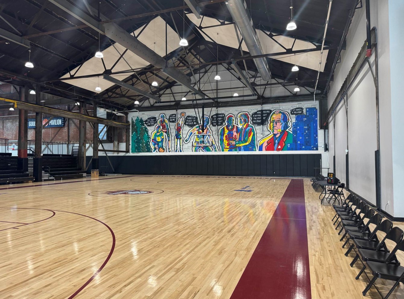 basketball court at the Wissahickon Community Wellness Center