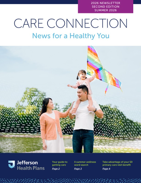 cover of the Individual and Family plans newsletter