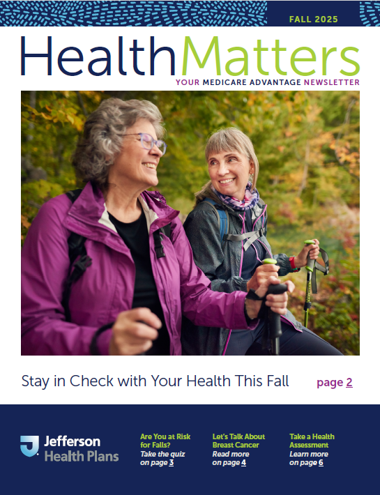 Cover of Health Matters newsletter