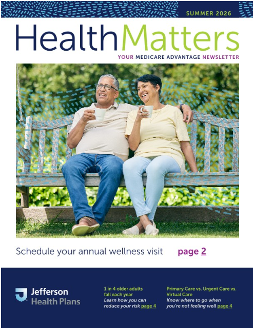 Cover of Health Matters newsletter
